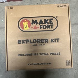 Make-A-Fort Explorer Kit - Build Really Big Forts For Kids (Complete) See Descr.
